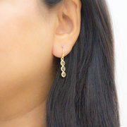 Sunehra 18k Gold Plated Sterling Silver Earrings